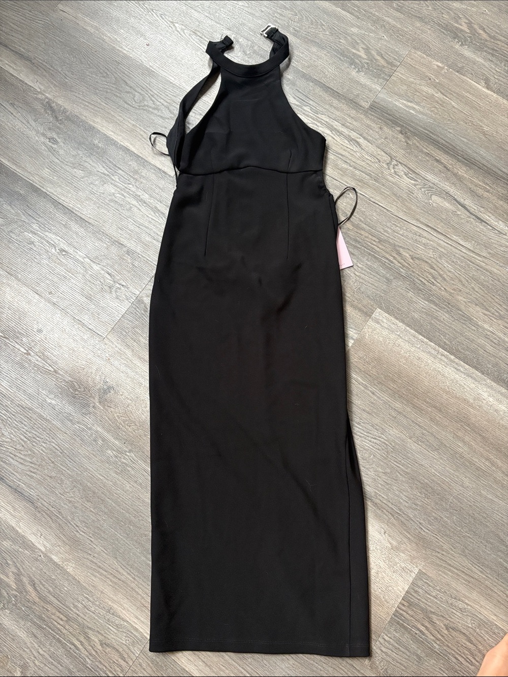 Hello Molly Black Halter Maxi Dress